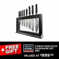 Baccarat Damashiro Emperor Hisa 9 Piece Knife Block