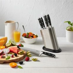 Baccarat Artisan Stahl 6 Piece Knife Block -Knives Sales Store 1033948 1