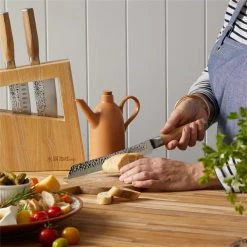 Baccarat Damashiro Emperor Miru 6 Piece Knife Block Ash -Knives Sales Store 1034039 BC20DM20EMP20MIRU20KNIFE20BLOCK206PC 02