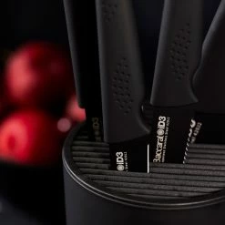 Baccarat ID3 CS Kuro Knife Block 6 Piece -Knives Sales Store 1034206 BC ID3 CS KURO KNIFE BLOCK 6PC 02