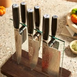 Baccarat Damashiro Emperor Hikari 7 Piece Knife Block -Knives Sales Store 1036162 BCDMEMPHIKARIKNIFEBLO7PC 05