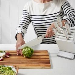 Baccarat IconiX Straub 7 Piece Knife Block White -Knives Sales Store 1036163 3