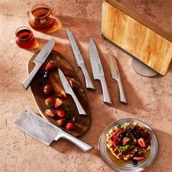 Baccarat Damashiro Meiyo 7 Piece Knife Block -Knives Sales Store 1037772 BCDMMEIYOKNIFEBLOCK7PC 03