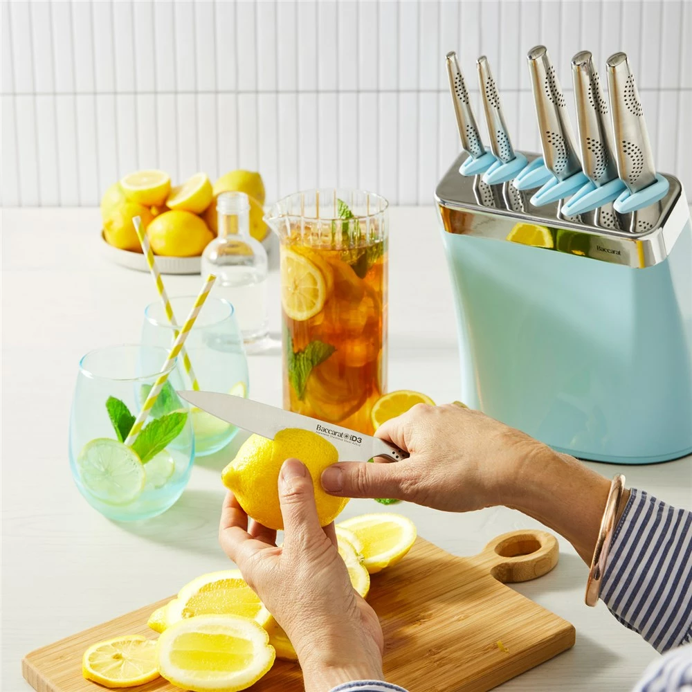 Baccarat ID3 Kobe 7 Piece Knife Block Set Blue 7 Baccarat ID3 Kobe 7 Piece Knife Block Set Blue - Image 5