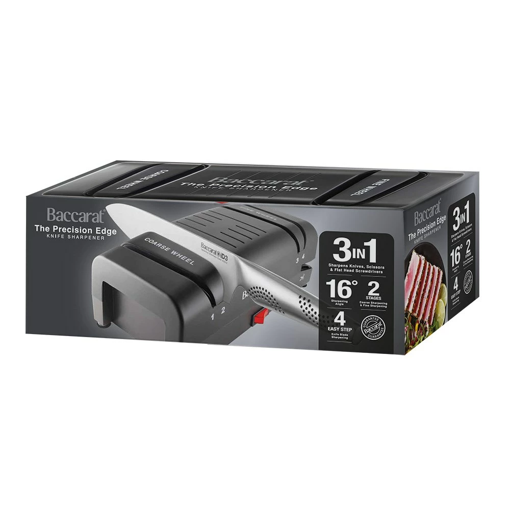 Baccarat The Precision Edge Electric Knife Sharpener Black 12 Baccarat The Precision Edge Electric Knife Sharpener Black - Image 11