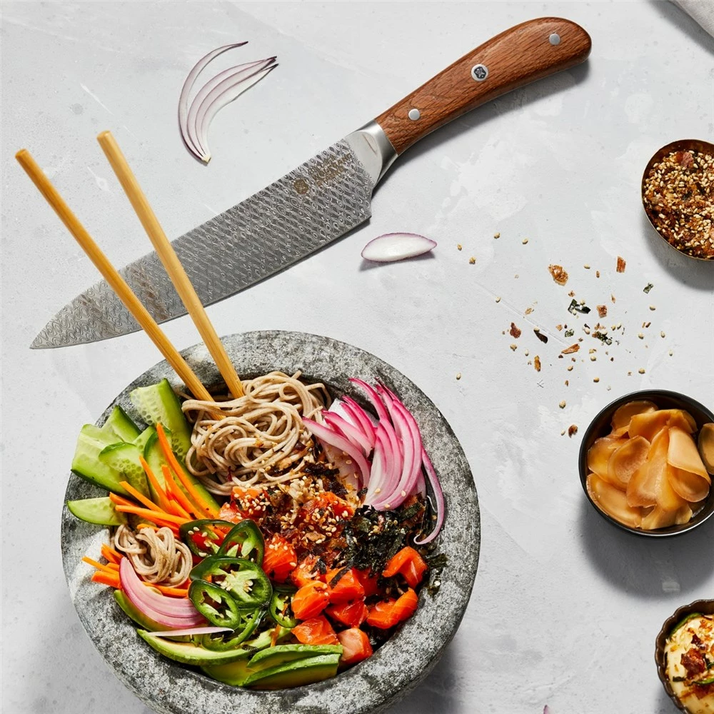 Baccarat Wolfgang Starke Oak Harz 7 Piece Knife Block 7 Baccarat Wolfgang Starke Oak Harz 7 Piece Knife Block - Image 5