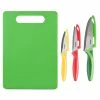 Zyliss Plastic & Stainless Steel Chopping Board & 3 Piece Knife Set 1 Zyliss Plastic & Stainless Steel Chopping Board & 3 Piece Knife Set -Knives Sales Store DKS 13567
