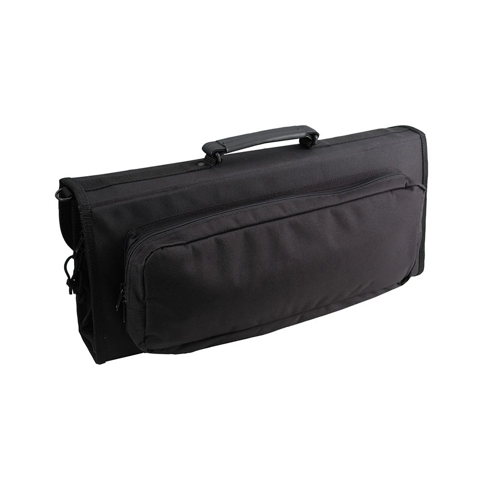 Messermeister 17 Pocket Knife Case With Large Outer Pocket Black 4 Messermeister 17 Pocket Knife Case With Large Outer Pocket Black - Image 2