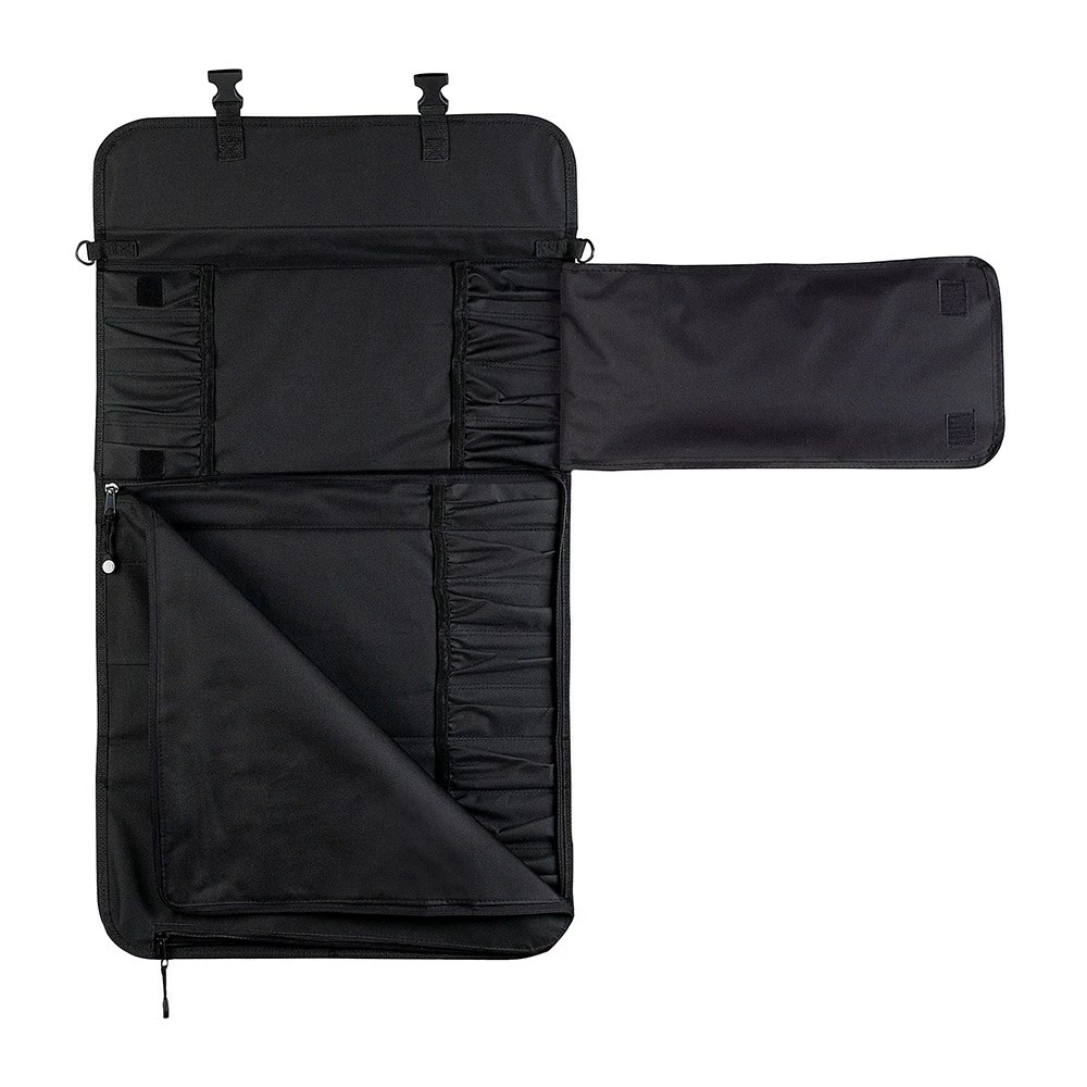 Messermeister 17 Pocket Knife Case With Large Outer Pocket Black 5 Messermeister 17 Pocket Knife Case With Large Outer Pocket Black - Image 3