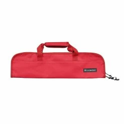 Messermeister 5 Pocket Padded Knife Roll Red
