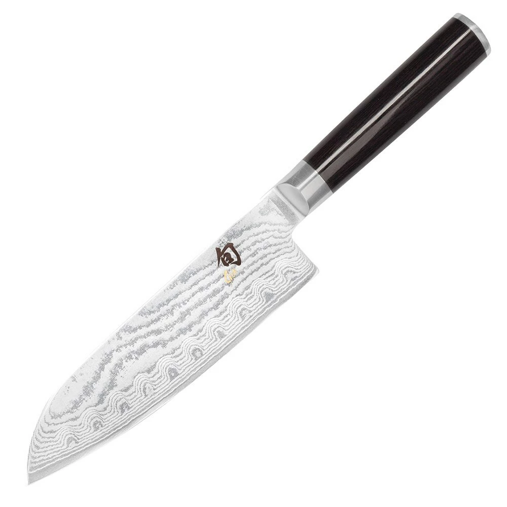Shun Classic Scalloped Santoku Knife 17cm 3 Shun Classic Scalloped Santoku Knife 17cm