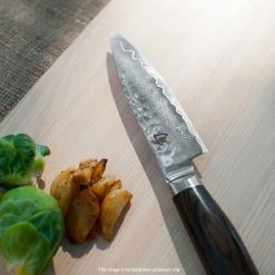 Shun Kai Premier Steel & Pakkawood Paring Knife 10.2cm -Knives Sales Store HAL TDM0700 4