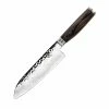 Shun Kai Premier Steel & Pakkawood Santoku Knife 18cm 2 Shun Kai Premier Steel & Pakkawood Santoku Knife 18cm -Knives Sales Store HAL TDM0702