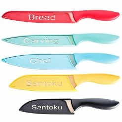 Scullery Kolori 5 Piece Kitchen Knife Set Multicolour