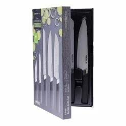Soffritto Antibacterial 5 Piece Kitchen Knife Set Silver -Knives Sales Store HIM 1032384 3