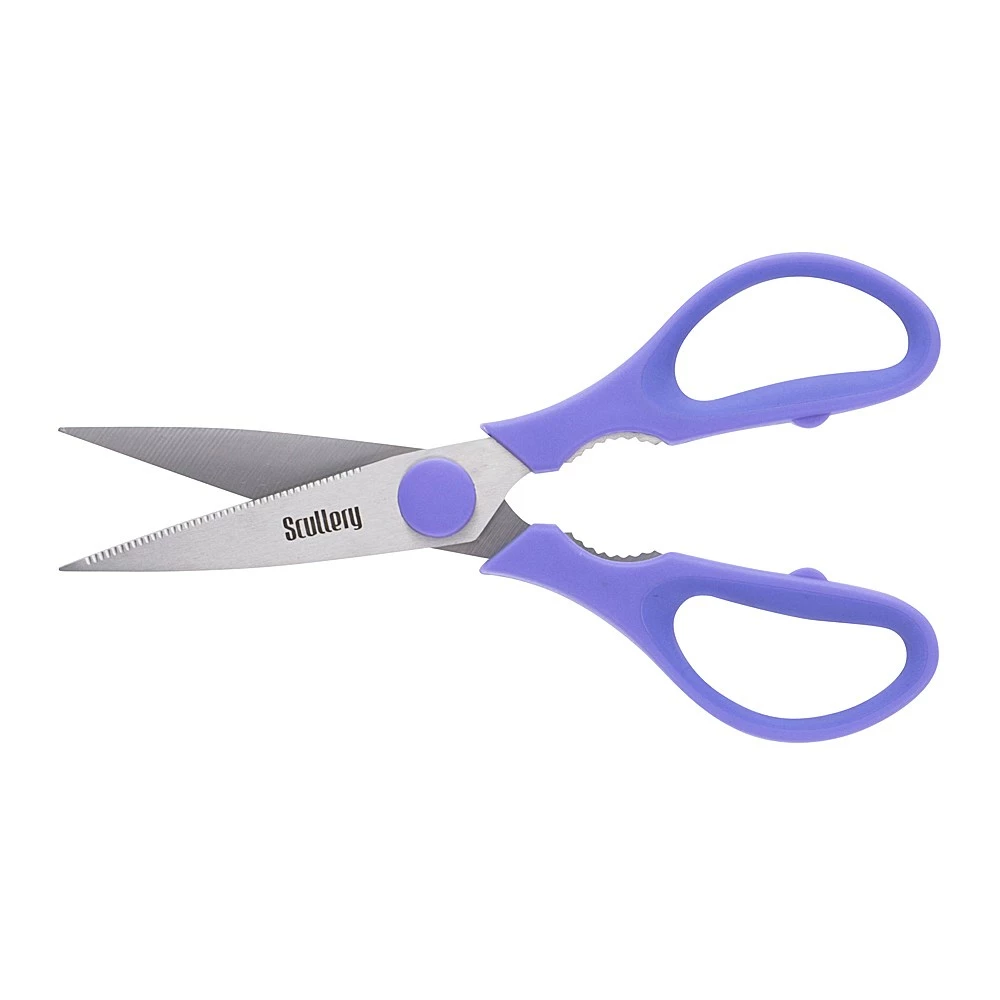 Scullery Kolori Kitchen Scissors 20cm Purple 4 Scullery Kolori Kitchen Scissors 20cm Purple - Image 2