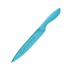 Scullery Kolori Stainless Steel Carving Knife 20cm Teal