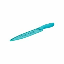 Scullery Kolori Stainless Steel Carving Knife 20cm Teal -Knives Sales Store HIM 1033335 3
