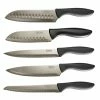 Scullery Kolori Stainless Steel 5-Piece Kitchen Knife Set Black -Knives Sales Store HIM 1033338
