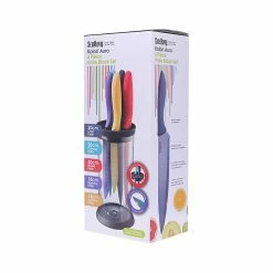 Scullery Kolori Aura 6 Piece Knife Block Multicolour 9 Scullery Kolori Aura 6 Piece Knife Block Multicolour -Knives Sales Store HIM 1034523 4