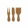 Ambrosia Karira 3 Piece Bamboo Cheese Knife Set -Knives Sales Store HIM 1034530