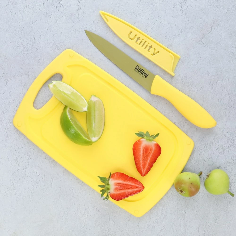 Scullery Kolori Board And Utility Knife Set 4 Scullery Kolori Board And Utility Knife Set - Image 2