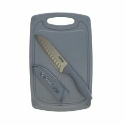 Scullery Kolori Board And Santoku Knife Set