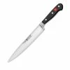 Wusthof Classic Carbon Steel Carving Knife 20cm Silver & Black -Knives Sales Store MCH 1040100720W