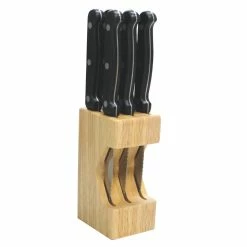 Baccarat Sabre 7 Piece German Steel Steak Knife Block