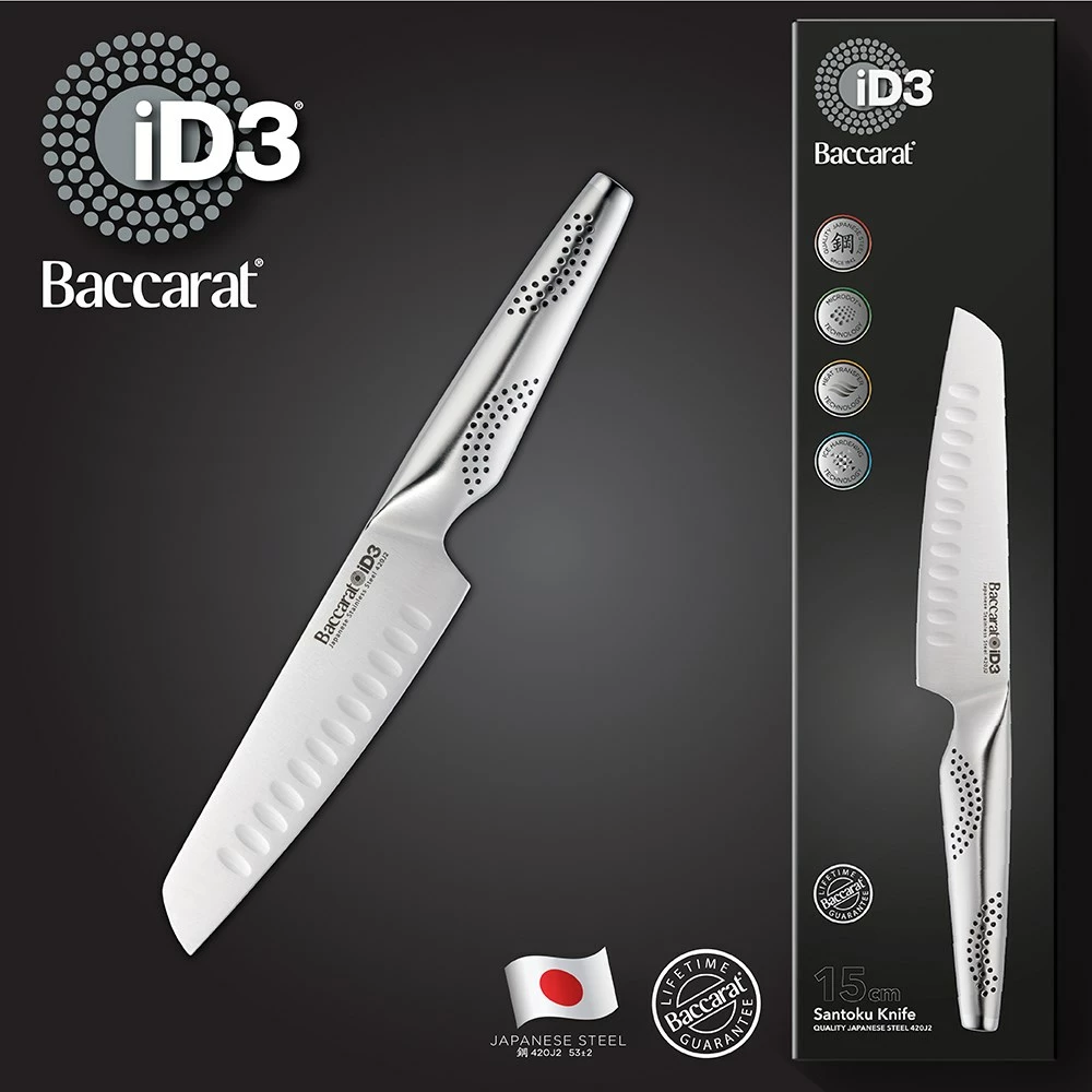 Baccarat ID3 Santoku Knife 15cm 6 Baccarat ID3 Santoku Knife 15cm - Image 4