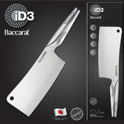 Baccarat ID3 Japanese Steel Cleaver Knife 17.5cm -Knives Sales Store PCP 1026086 4
