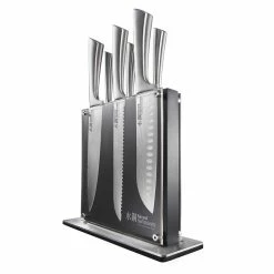 Baccarat Damashiro Kin Knife Block 7 Piece
