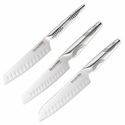 Baccarat ID3 Japanese Steel 3 Piece Santoku Knife Set