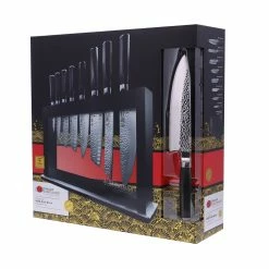 Baccarat Damashiro Emperor Hisa 9 Piece Knife Block -Knives Sales Store PCP 1030414 5