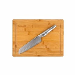 Baccarat ID3 Santoku Knife & Bamboo Chopping Board Set