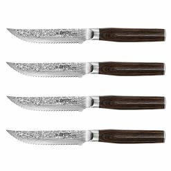 Baccarat Damashiro Emperor Japanese Steel 4 Piece Steak Knife Set