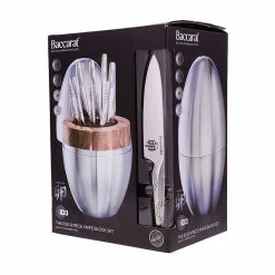 THE EGG By Baccarat ID3 9 Piece Stainless Steel Knife Block -Knives Sales Store PCP 1032364 5