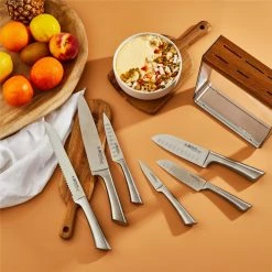 Baccarat Damashiro Kinzoku 7-Piece Japanese Steel Knife Block -Knives Sales Store PCP 1032438 4