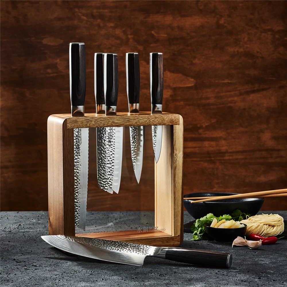 Baccarat Damashiro Emperor Mokuzai 7 Piece Knife Block 5 Baccarat Damashiro Emperor Mokuzai 7 Piece Knife Block - Image 3