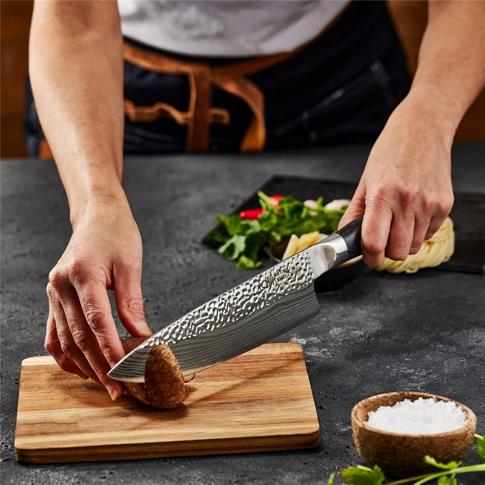 Baccarat Damashiro Emperor Mokuzai 7 Piece Knife Block 7 Baccarat Damashiro Emperor Mokuzai 7 Piece Knife Block - Image 5