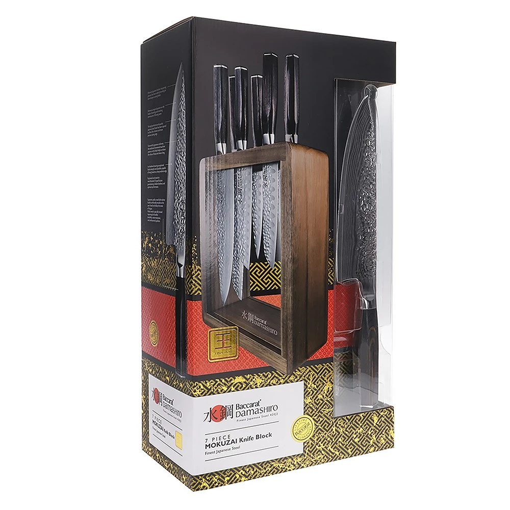 Baccarat Damashiro Emperor Mokuzai 7 Piece Knife Block 10 Baccarat Damashiro Emperor Mokuzai 7 Piece Knife Block - Image 8