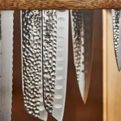 Baccarat Damashiro Emperor Mokuzai 7 Piece Knife Block 15 Baccarat Damashiro Emperor Mokuzai 7 Piece Knife Block -Knives Sales Store PCP 1032440 8