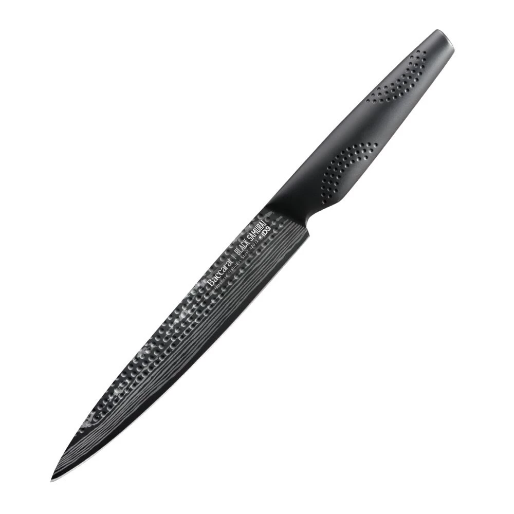Baccarat ID3 Black Samurai Carving Knife 20cm 3 Baccarat ID3 Black Samurai Carving Knife 20cm