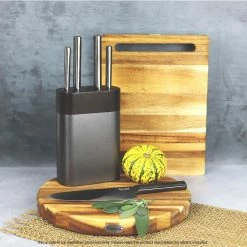 Baccarat Daisho Nara 6 Piece Japanese Steel Knife Block Graphite -Knives Sales Store PCP 1033636 4