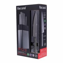 Baccarat Daisho Nara 6 Piece Japanese Steel Knife Block Graphite -Knives Sales Store PCP 1033636 5