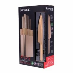 Baccarat Daisho Nara 6 Piece Japanese Steel Knife Block Copper -Knives Sales Store PCP 1033639 3