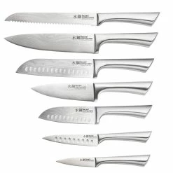 Baccarat Damashiro Bodo 10 Piece Japanese Steel Knife Block With Chopping Board -Knives Sales Store PCP 1033641 3