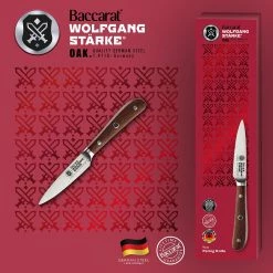 Baccarat Wolfgang Starke Oak Paring Knife 9cm -Knives Sales Store PCP 1033645 5