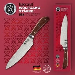 Baccarat Wolfgang Starke Oak Chef Knife 20cm -Knives Sales Store PCP 1033650 5