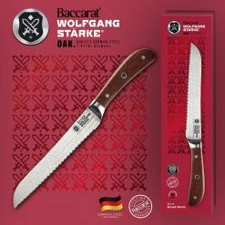Baccarat Wolfgang Starke Oak Bread Knife 20cm -Knives Sales Store PCP 1033652 3
